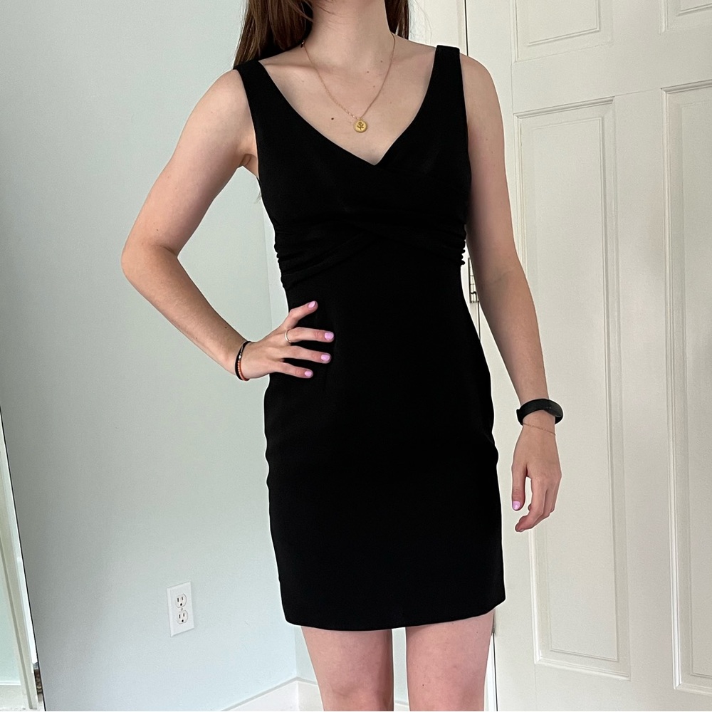 Vintage Nicole Miller Black Mini Sleeveless Dress